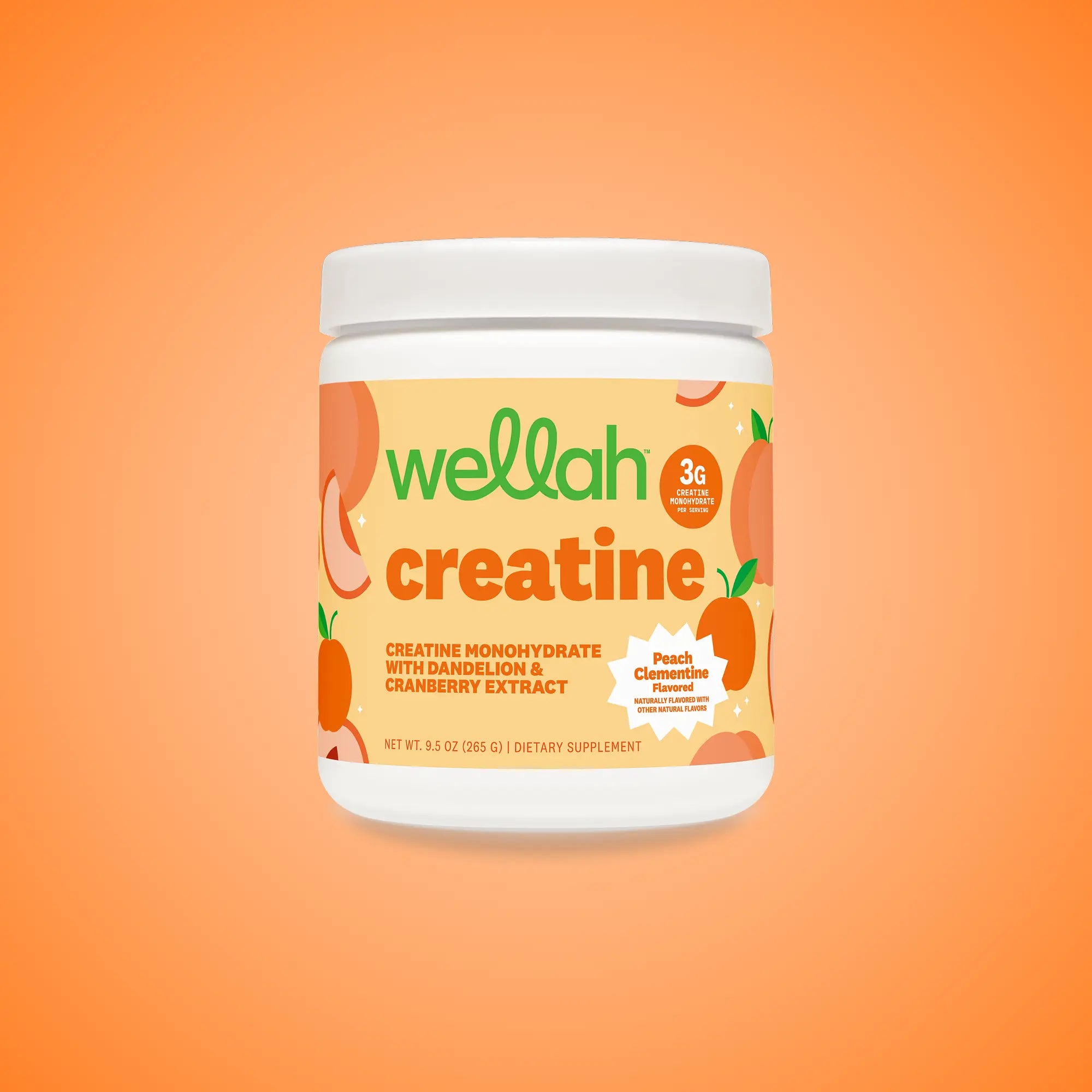 Wellah Nutrition Creatine Monohydrate - 50 Servings, 3G Creatine, Supports Energy, Muscle Recovery & Strength, Cognitive Health Dietary Supplement Powder Fitness