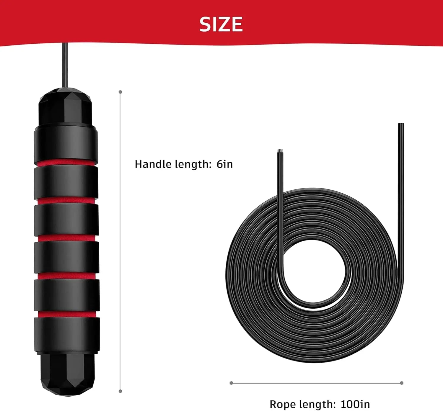 Adjustable-Pro Speed Jump Rope, Tangle-Free Skipping Rope with Ball Bearing Swivel & Ergonomic Handles for Women, Men & Kids, Home, School & Gym Workouts #Summervibes