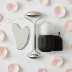Gua Sha & Face Roller Sculpting Set