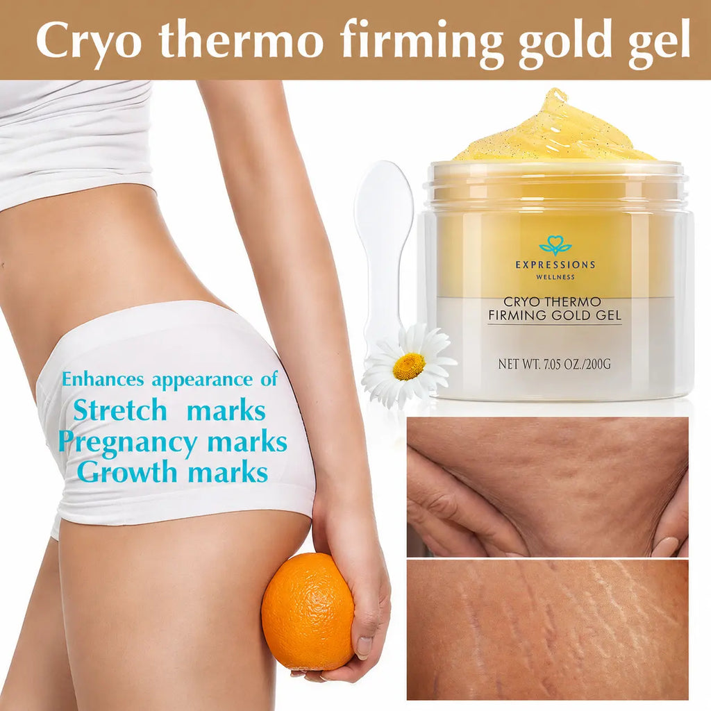15-Day Fast-Acting anti Cellulite Sculpting & Tightening Burn Gold Massage Cream | Cryo Thermo Cellulite Remover for Legs ,Belly & Arm| Welleness，Refreshing Formula | Unisex Body Contouring Treatment for Men & Women |200 G #Summervibes