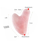 Rose Quartz Gua Sha Facial Massager