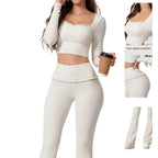 Women's 2-Piece Long Sleeve Sportswear Set