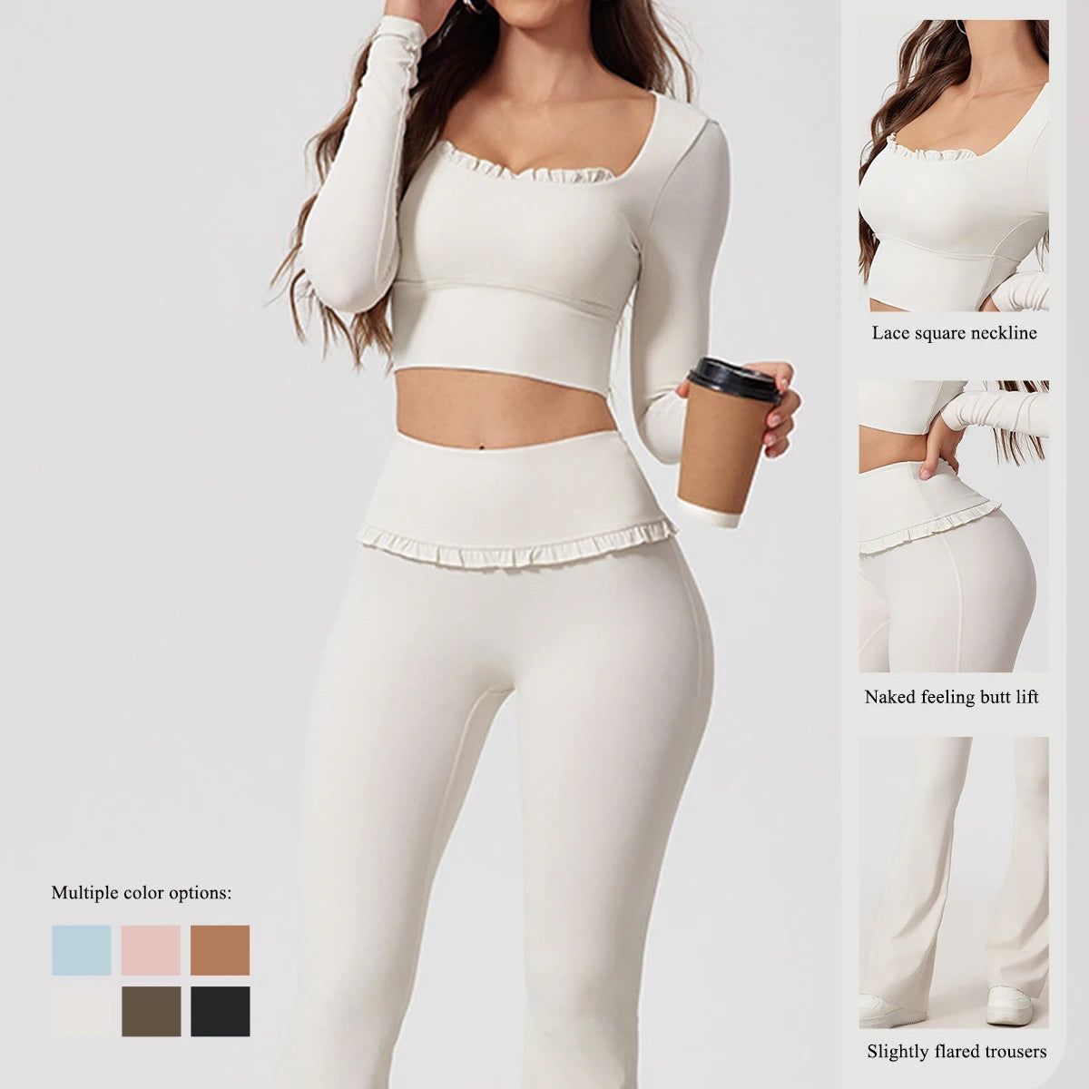 Women's 2-Piece Long Sleeve Sportswear Set