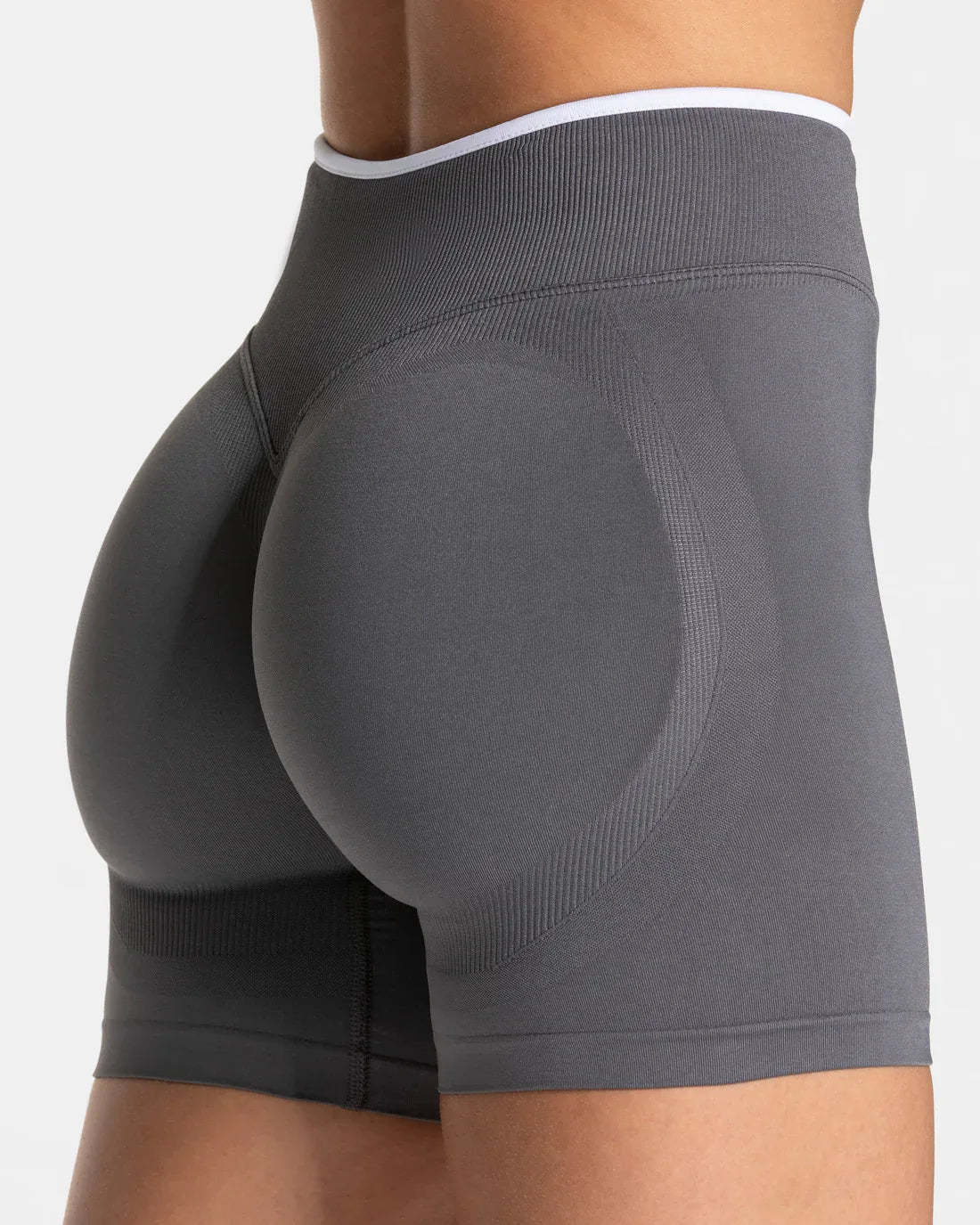 Women's Seamless Color Block Gym Shorts