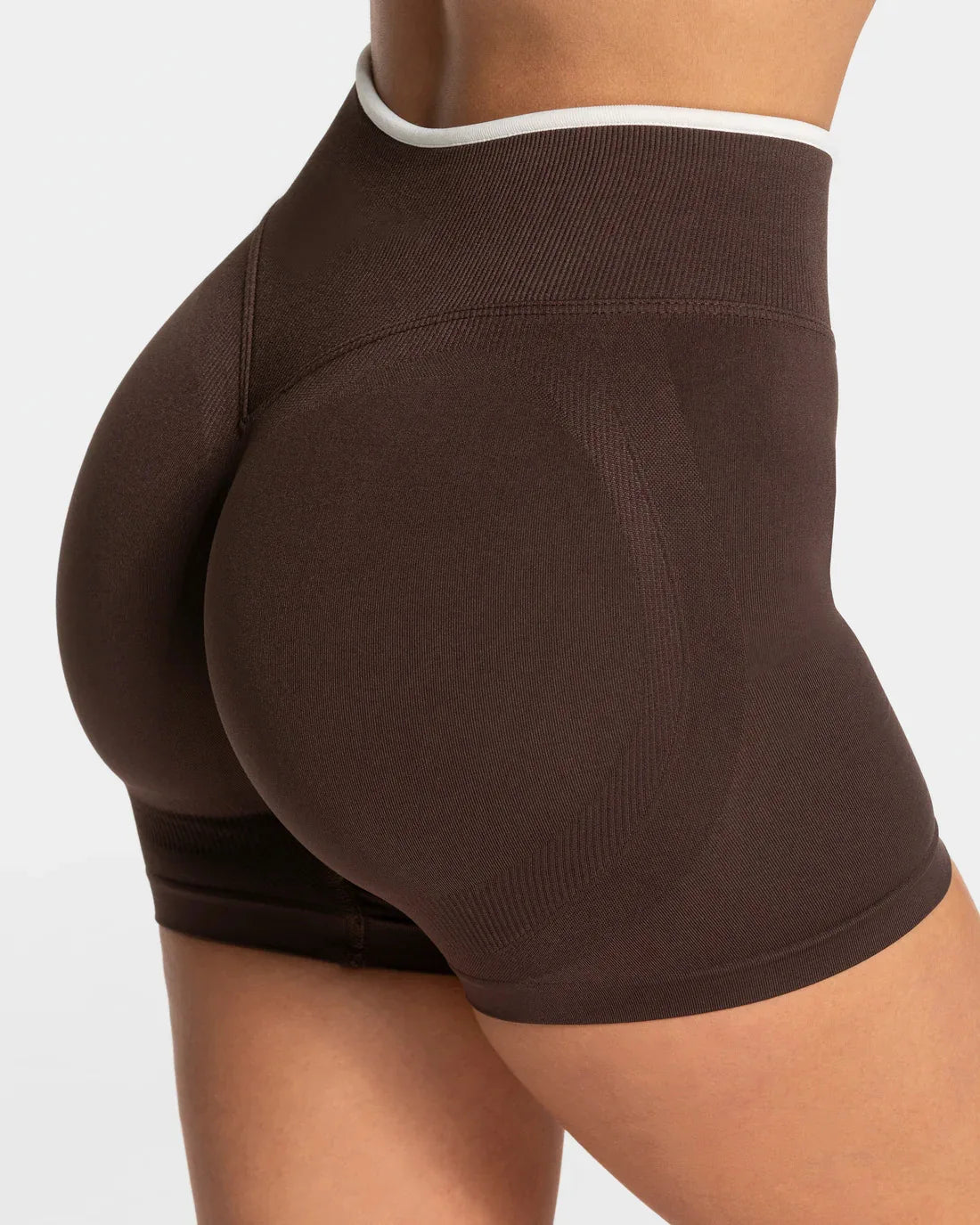 Women's Seamless Color Block Gym Shorts