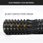 Crescent Foam Yoga Roller — 45cm