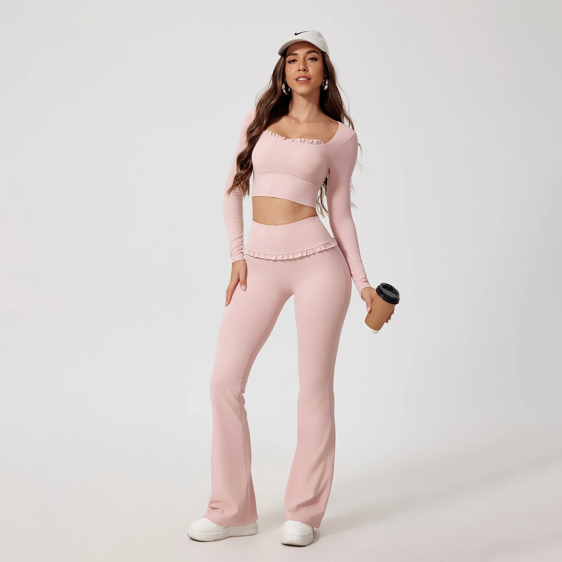Women's 2-Piece Long Sleeve Sportswear Set