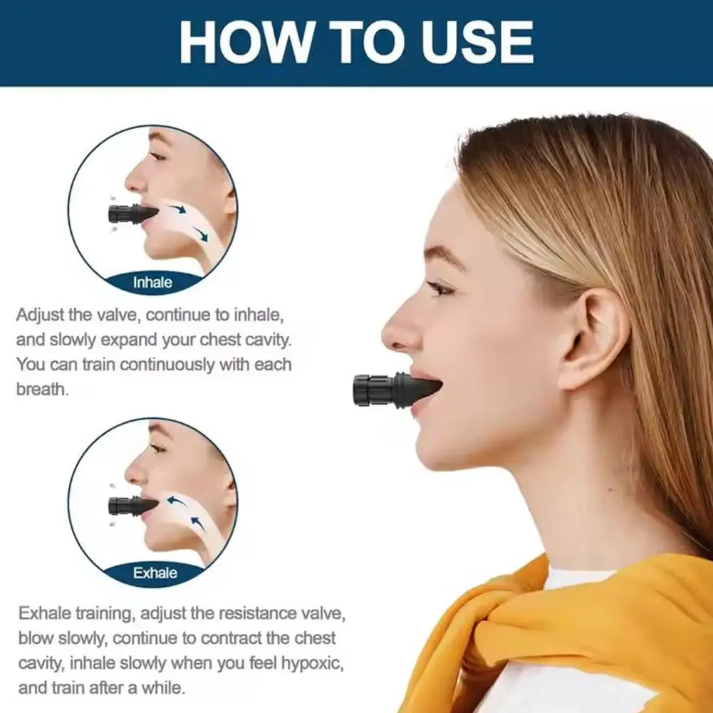 Silicone Breathing Resistance Trainer