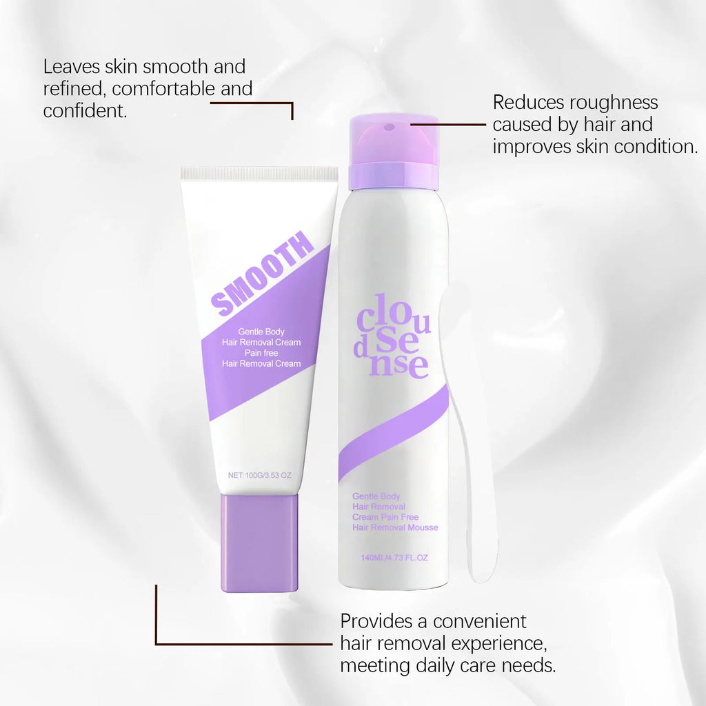 Gentle Hair Removal Set — Smooth & Moisturized Skin