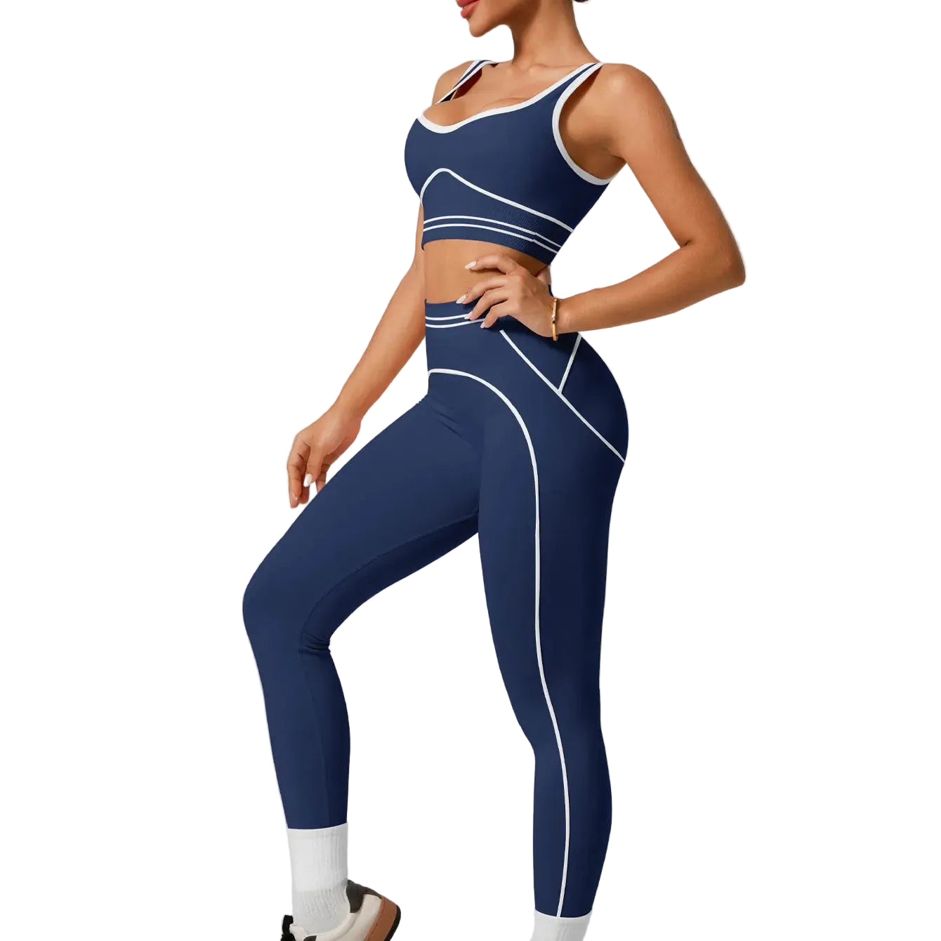 Women's Seamless Yoga Set — Sports Bra & High Waist Leggings