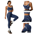 Women's Seamless Yoga Set — Sports Bra & High Waist Leggings