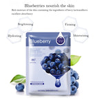 Korean Hydrating Fruit Face Masks — 30 Pcs