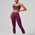 Women's Seamless Yoga Set — Sports Bra & High Waist Leggings