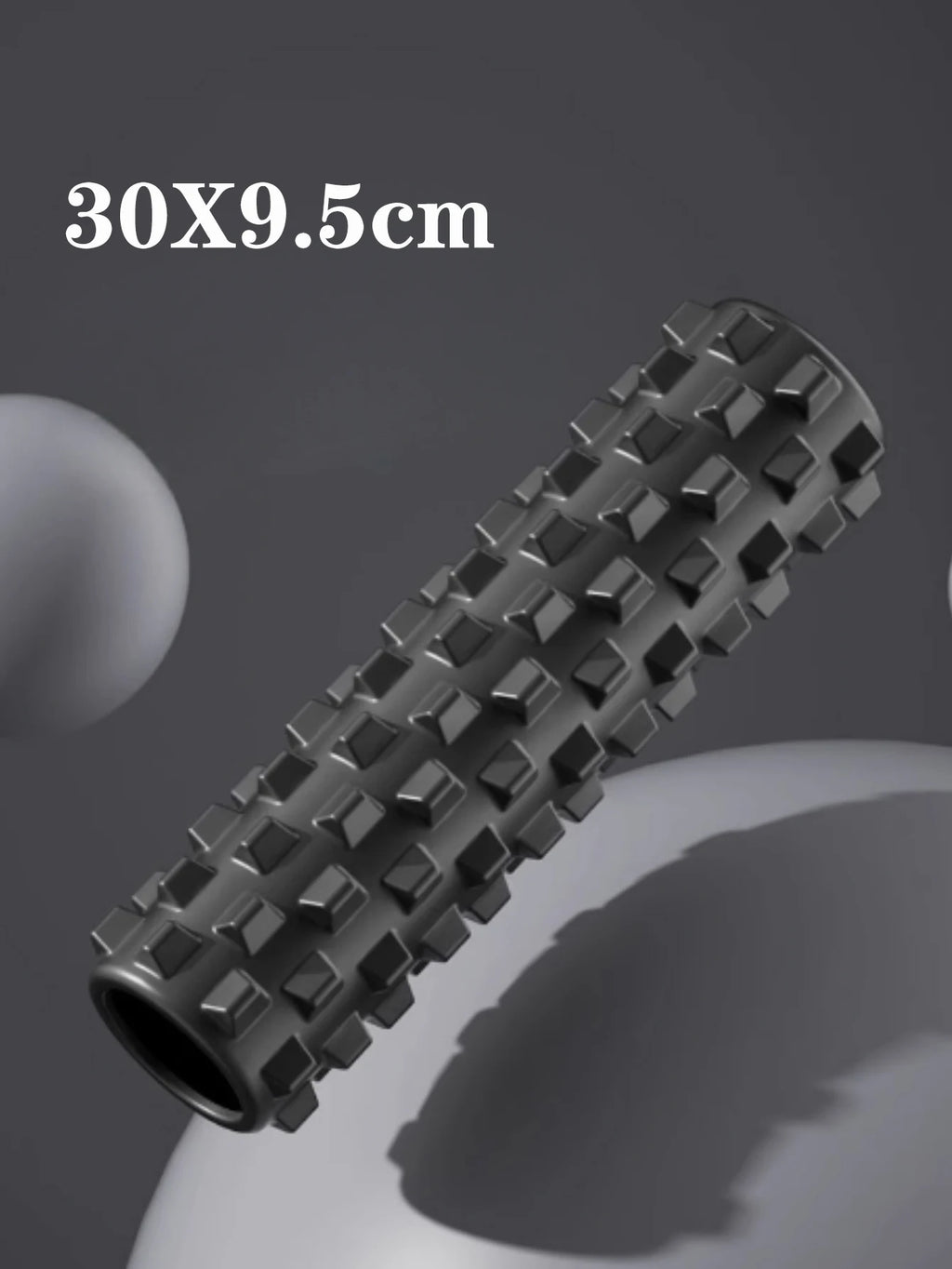 Crescent Foam Yoga Roller — 45cm