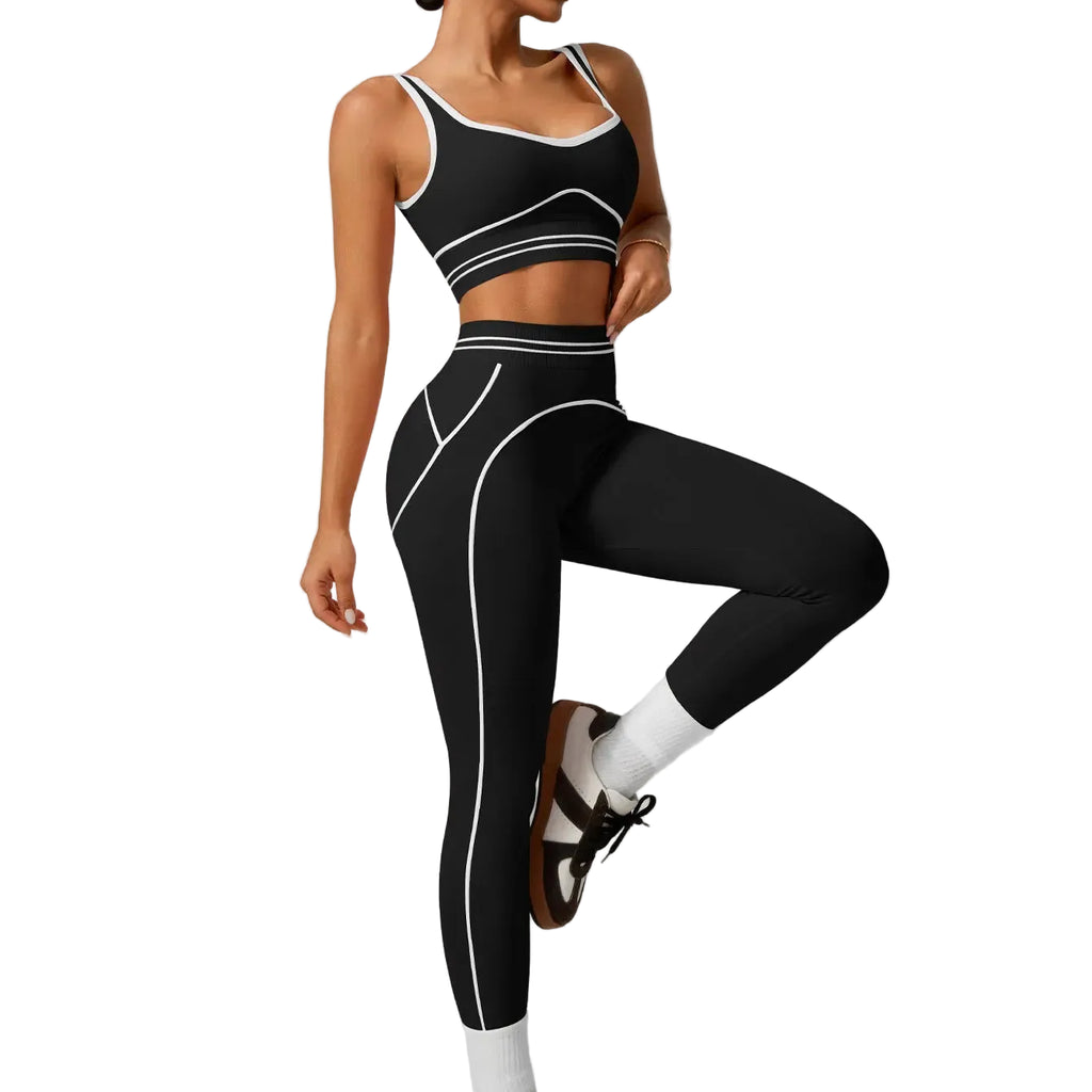 Women's Seamless Yoga Set — Sports Bra & High Waist Leggings