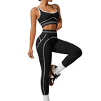 Women's Seamless Yoga Set — Sports Bra & High Waist Leggings