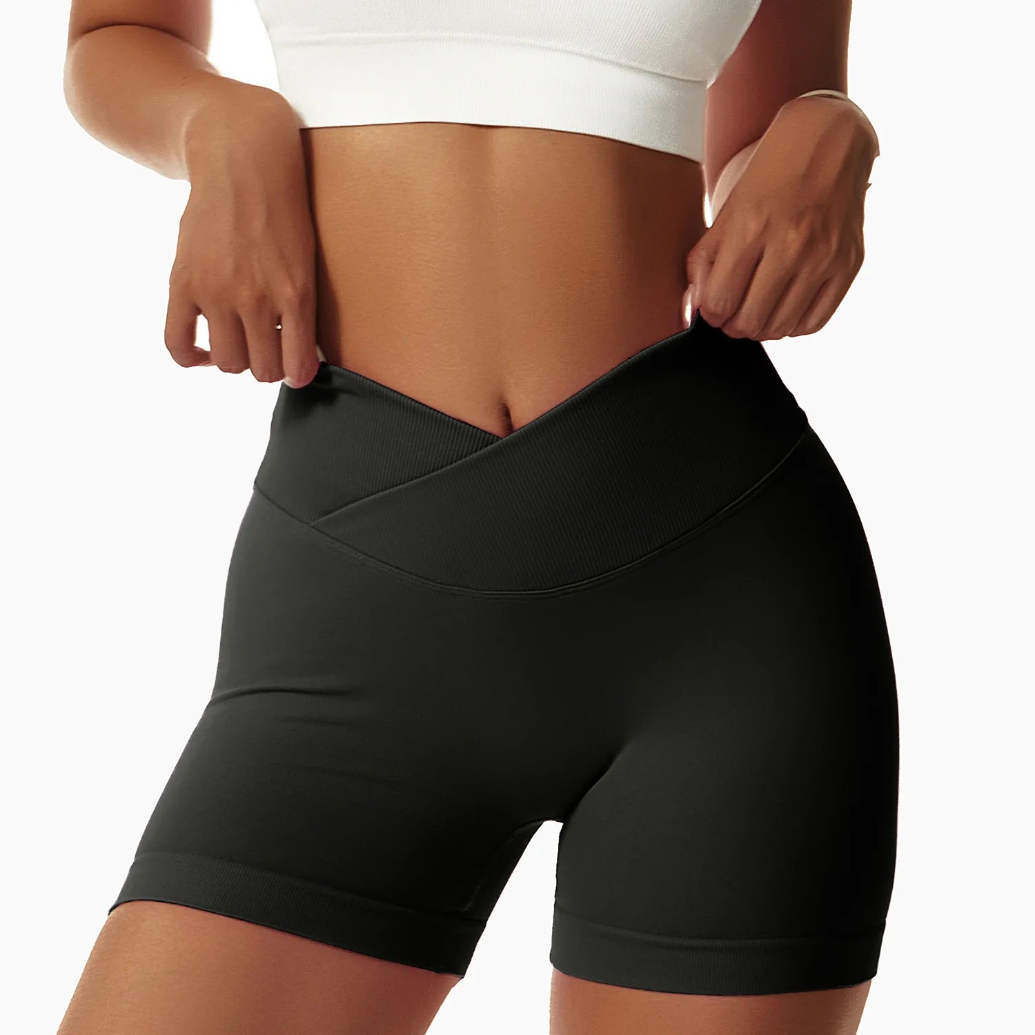 Women's Seamless Peach Lift Gym Shorts