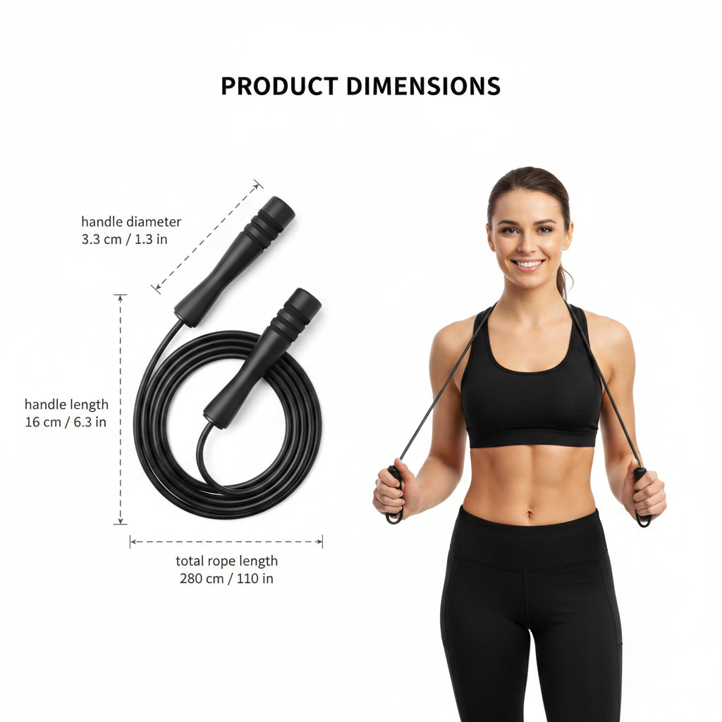 Steel Wire Jump Rope — Tangle-Free