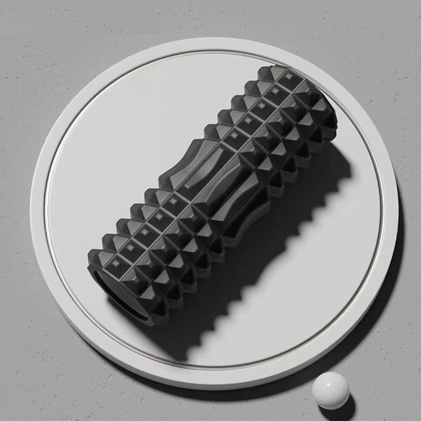 Crescent Foam Yoga Roller — 45cm
