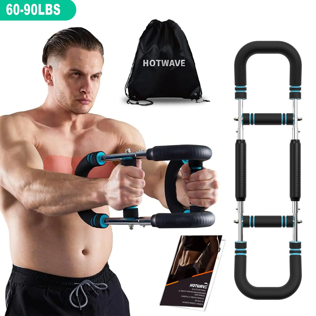 HOTWAVE Arm Trainer, Adjustable Chest Workout Equipment, Arm Trainer for Men, Chest Trainer for Men, Shoulder Muscle Training, Portable Spring Resistance Home Fitness Equipment Summerwins Fathersdaygift
